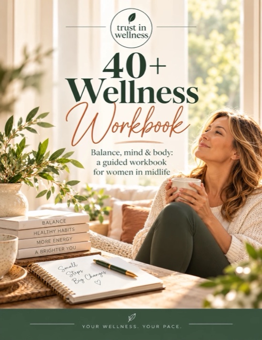 Cover of 40+ Wellness Workbook